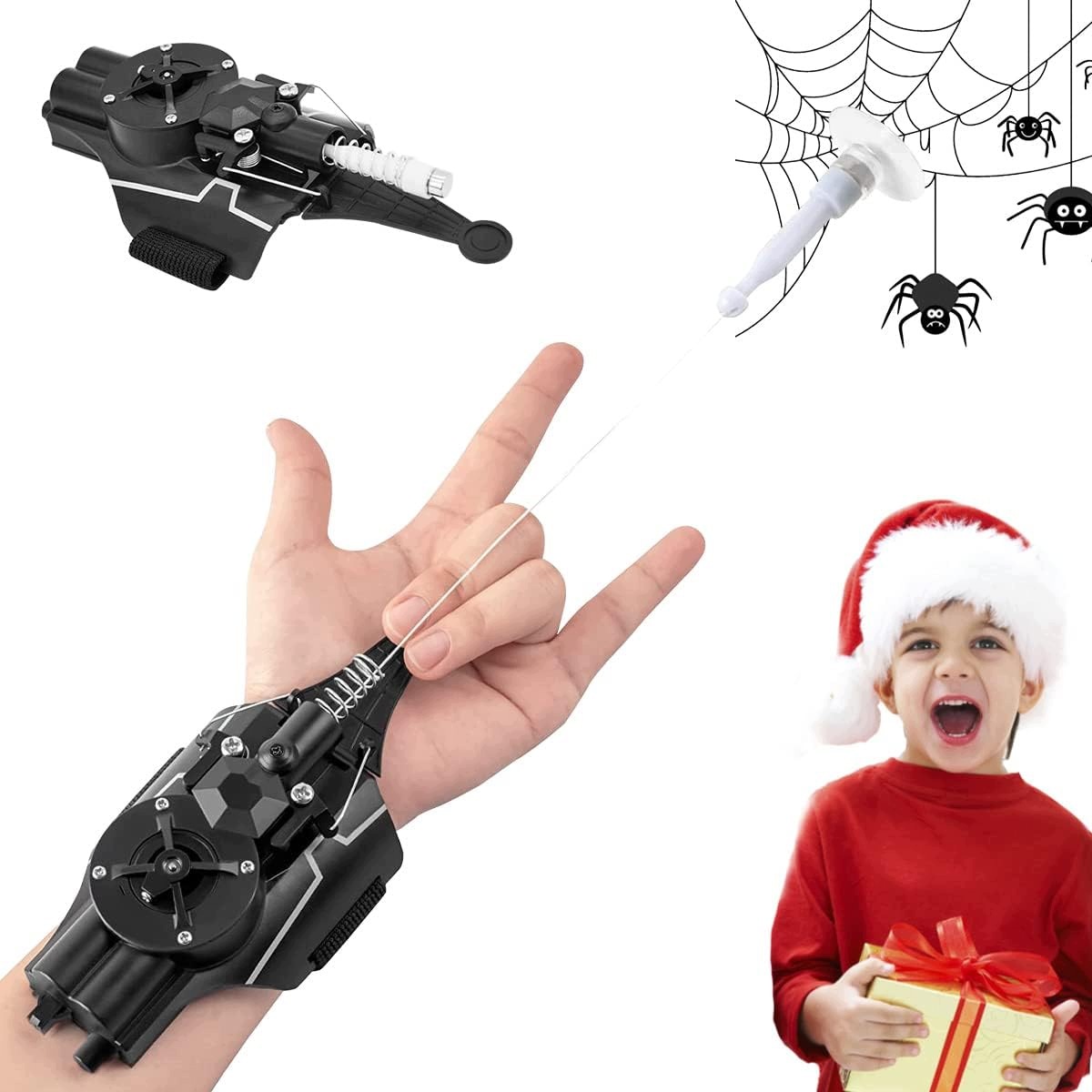 Wyrzutnią Sieci Spider-man Puchary Ssące Magnesy Człowiek Pająk Z Rękawica