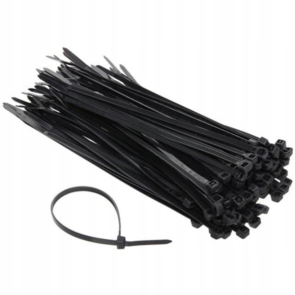 Opaski Zaciskowe Czarne 2,5X150MM 100 Sztuk