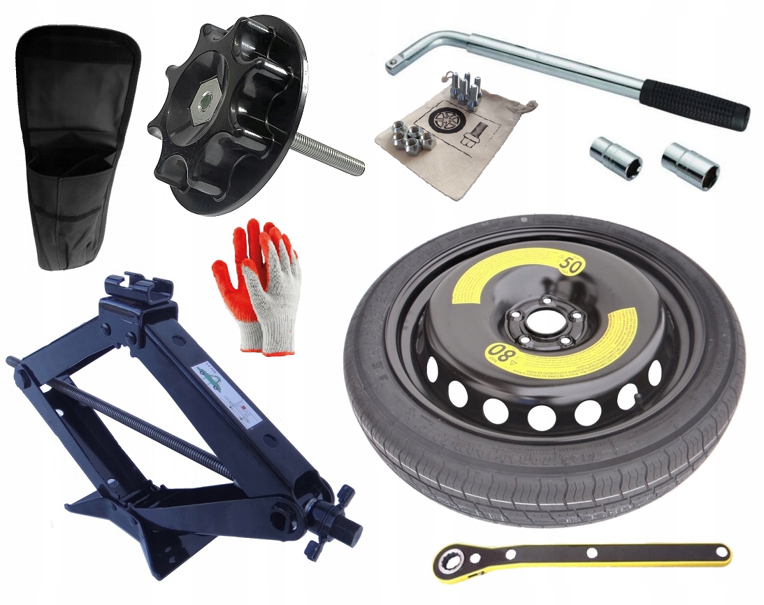 nové Dojezdové Kolo 125/70 R19 Ford Mustang VI Sada (šroub)