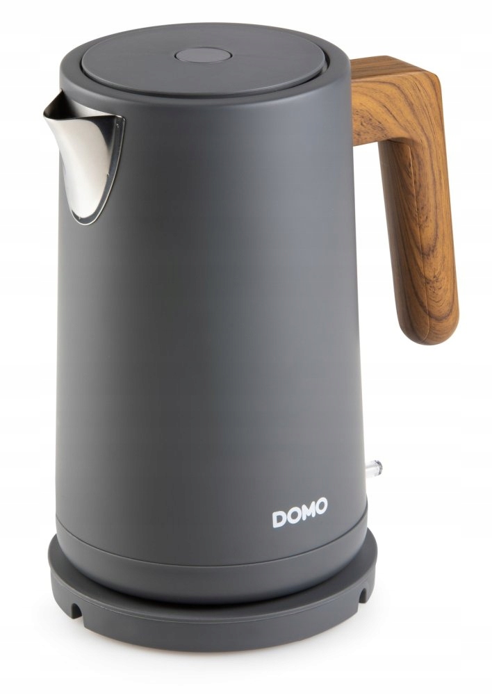 Domo DO9268WK rychlovarná konvice 'Wood You' 1,7 l šedá matná 2200 W