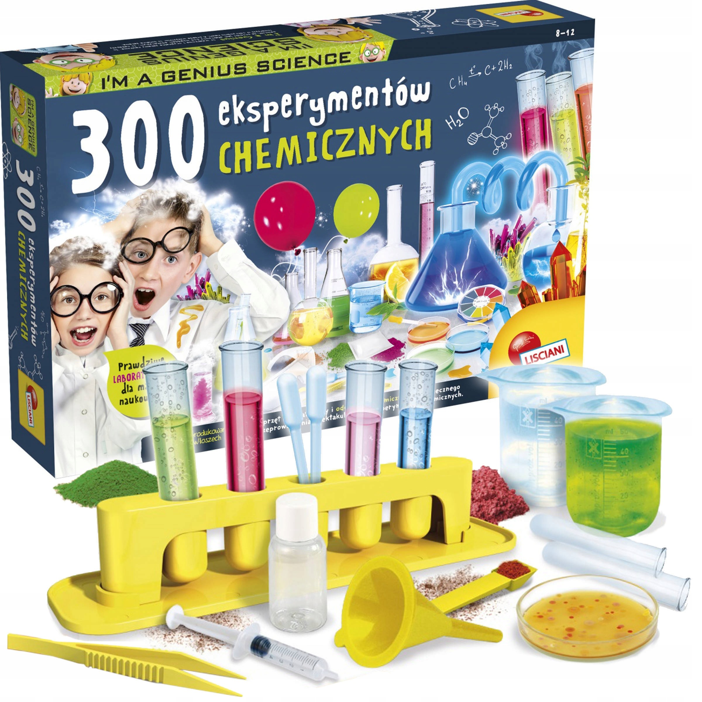 Laboratorium Chemiczne 300 Eksperymentów Lisciani