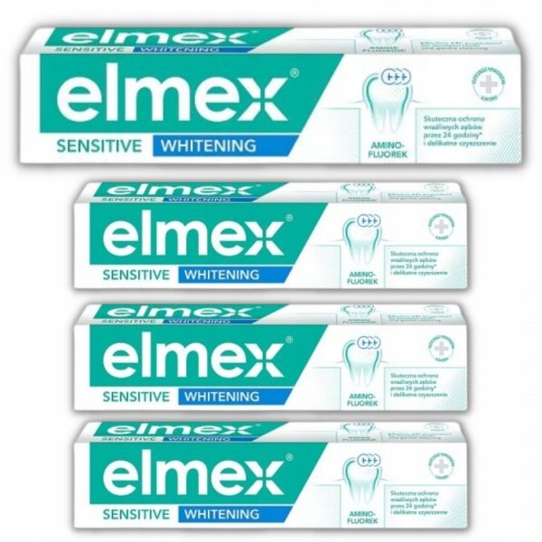 Pasta do zębów Elmex Sensitive Whitening x 4 szt.