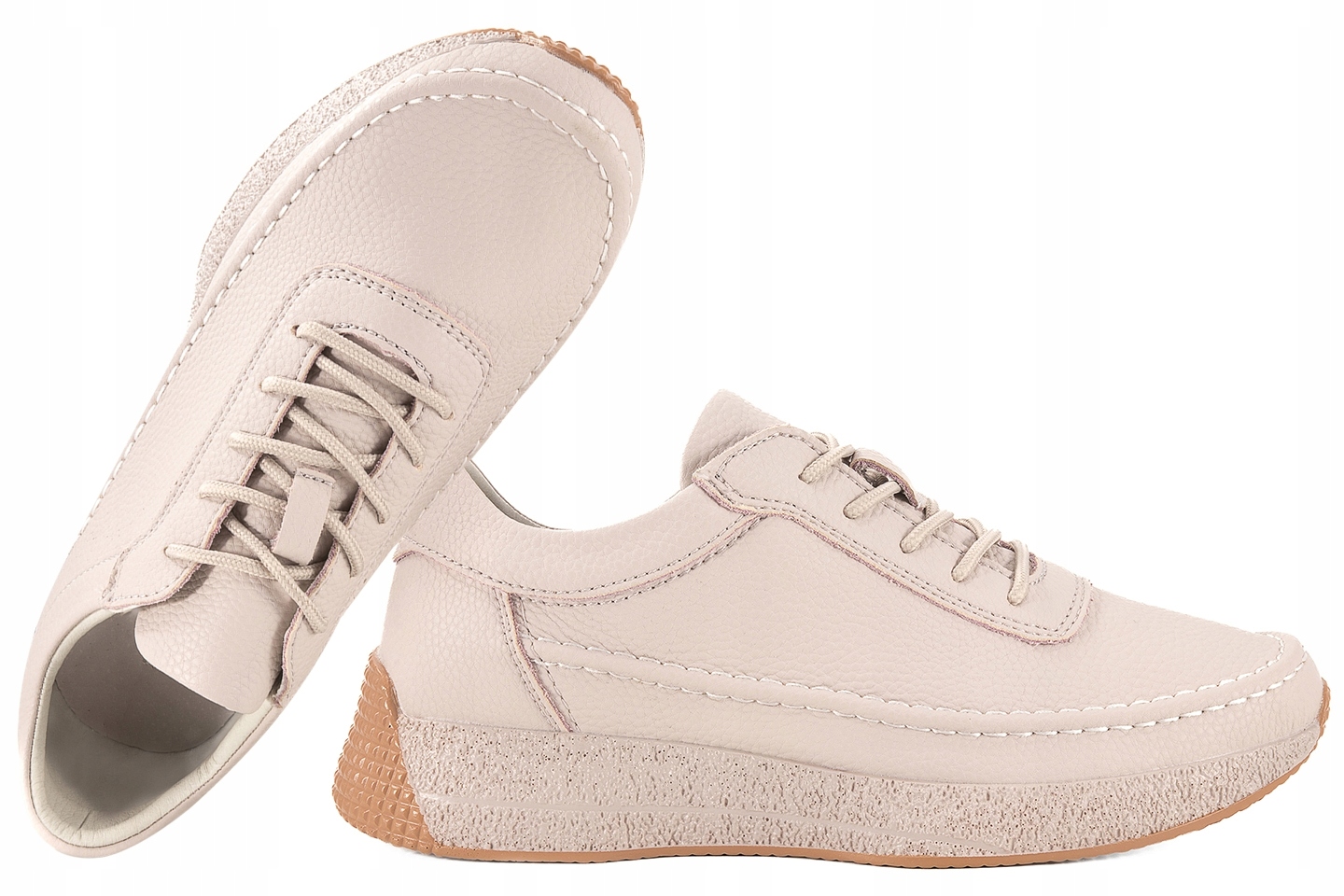 Sergio Leone SP-013 Kožené Polobotky Sportovní Dámské Tenisky 38