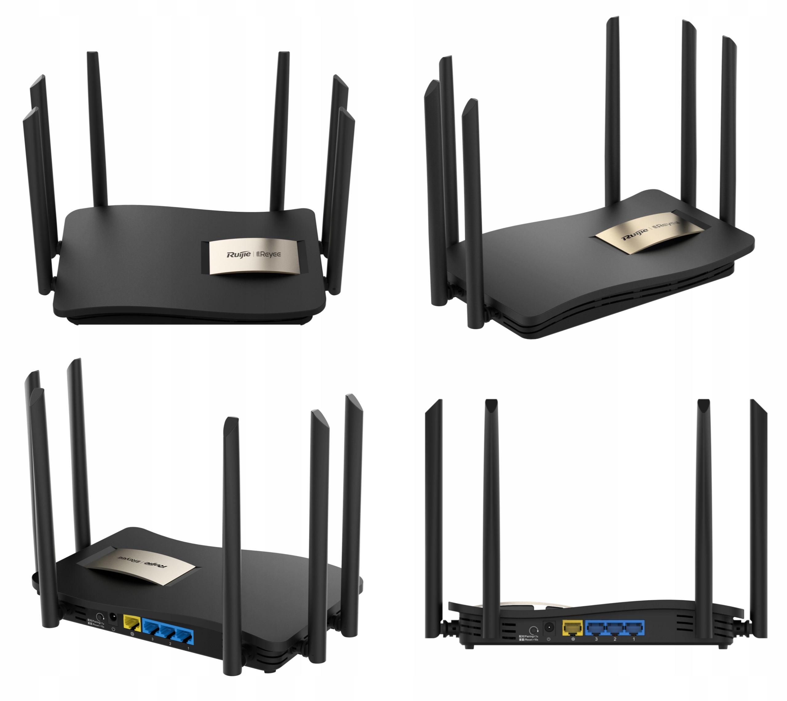 Dwuzakresowy router bezprzewodowy Wi-Fi 5 Ruijie Reyee RG-EW1200G Pro