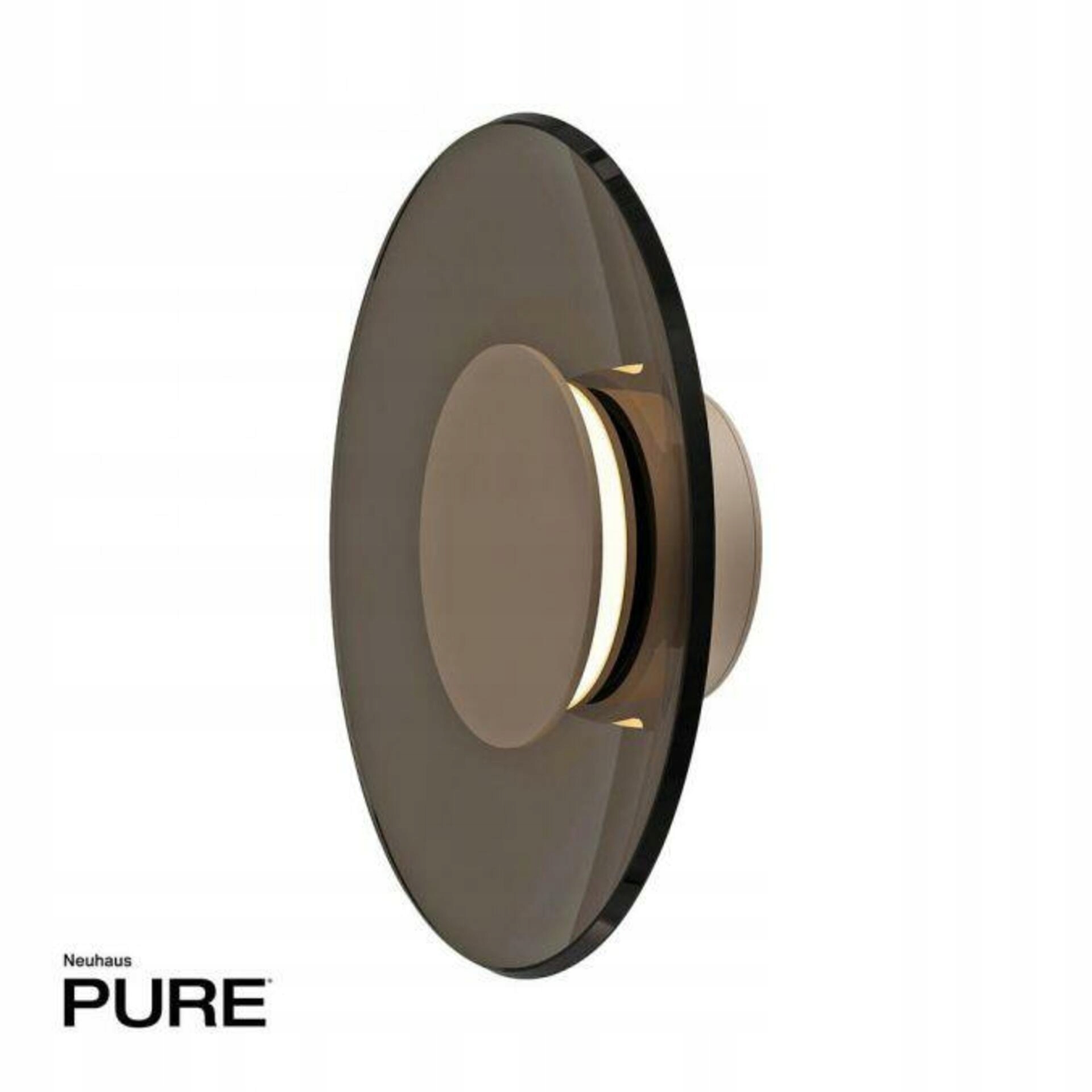 Led nástenné svietidlo Paul Neuhaus Pure Moon bronz 2700K stmievateľné