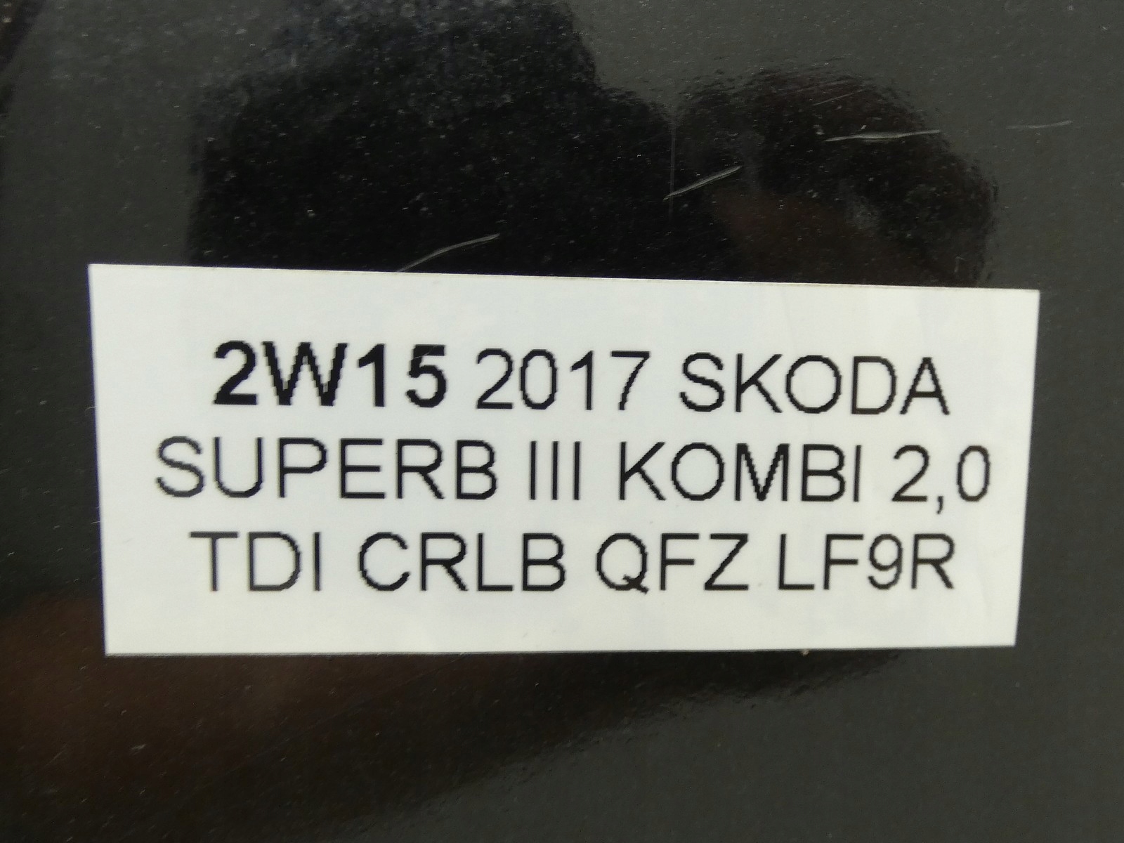 bumper front front sensors PDC SKODA SUPERB III 15-19R LF9R