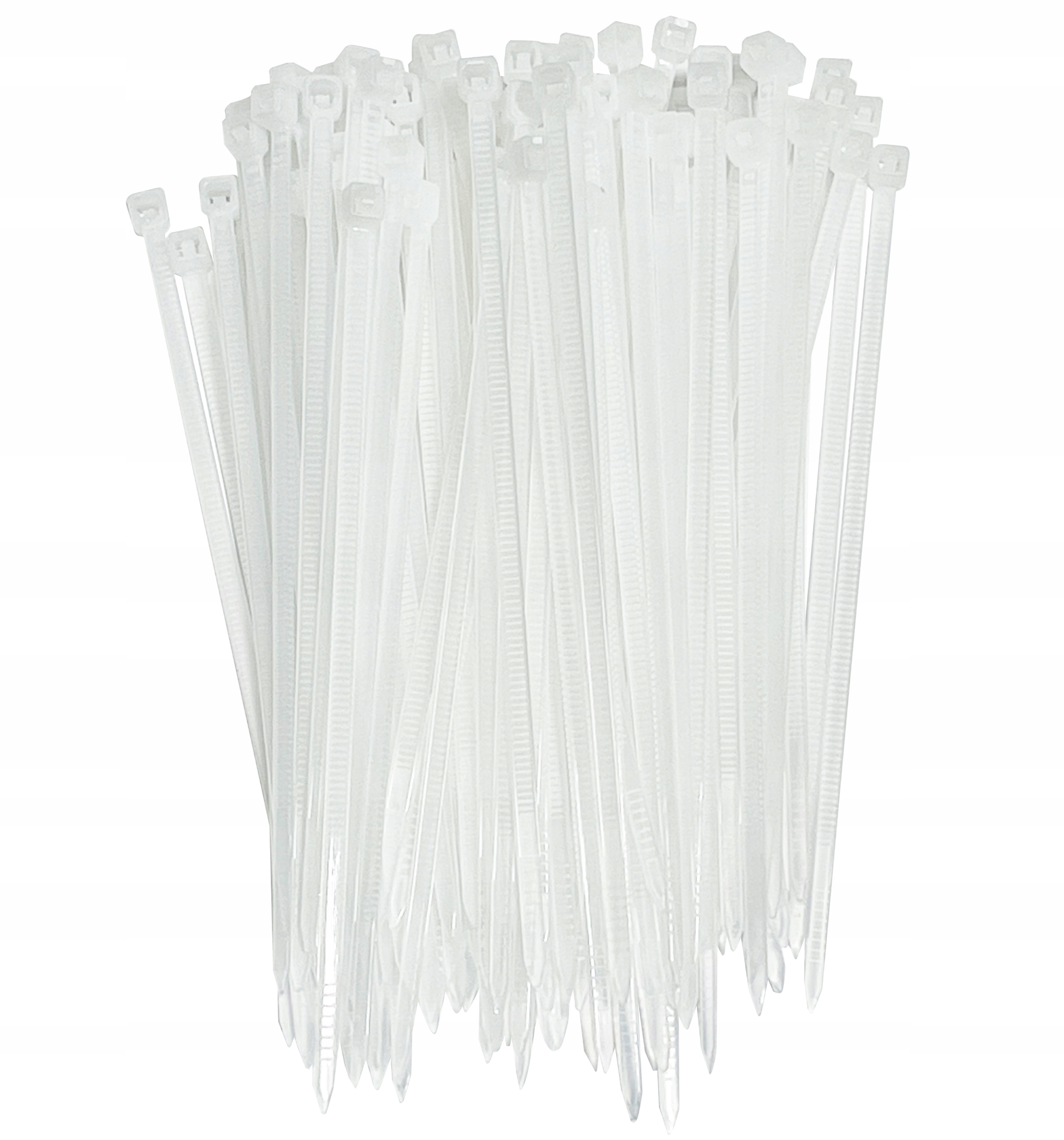 100x OPASKI ZACISKOWE Black&Decker KABLOWE ZIPERKI TRYTKI UV MOCNE 2,5x100 Długość 100 mm