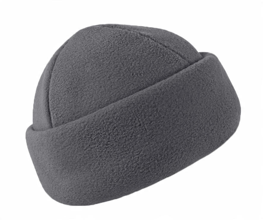 

Ciepła Zimowa Czapka Polarowa Dokerka r XL stalowa