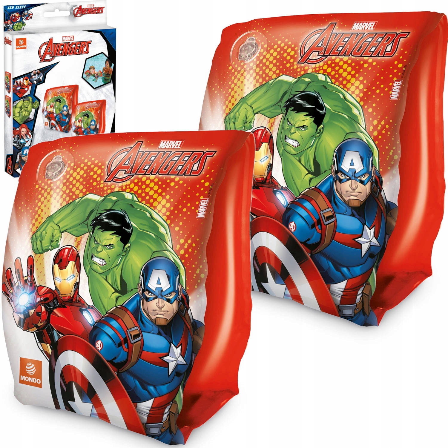 RĘKAWKI DO NAUKI PŁYWANIA MARVEL AVENGERS MOTYLKI Model Rękawki do pływania AVENGERS