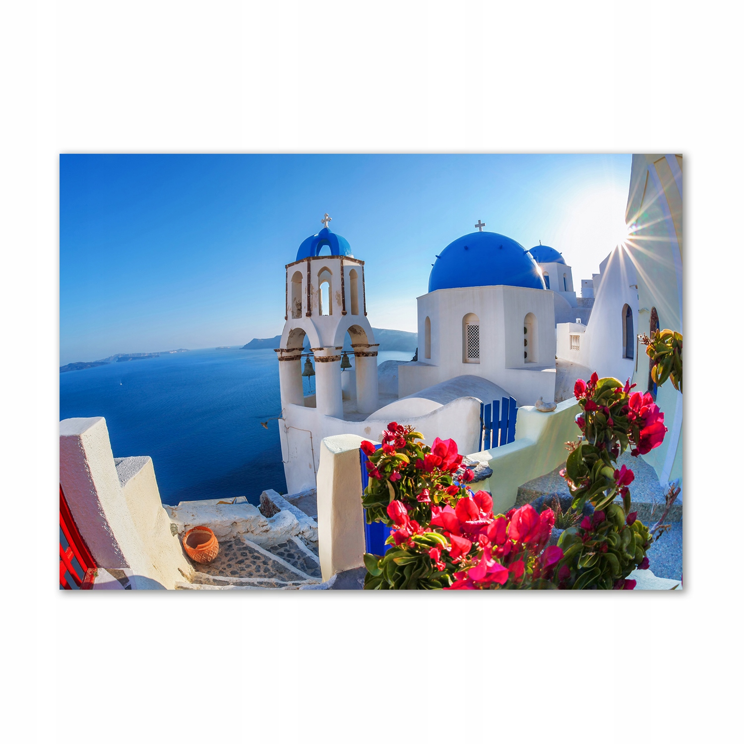 

Foto obraz szkło akrylowy Santorini Grecja 100x70