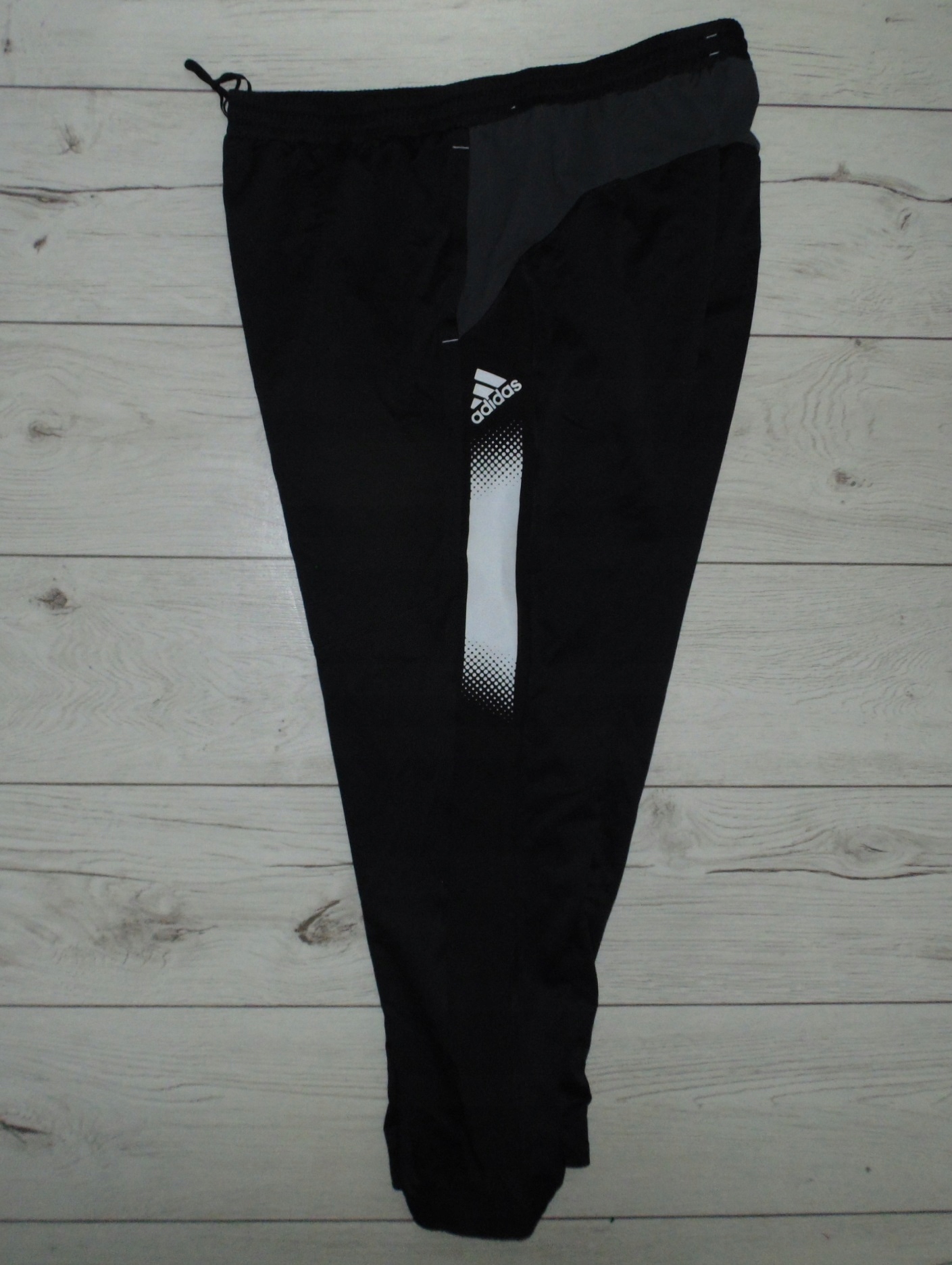 ADIDAS SPODNIE MĘSKIE DRESY WIOSNA / LATO r. 2XL / 3XL Kolor czarny