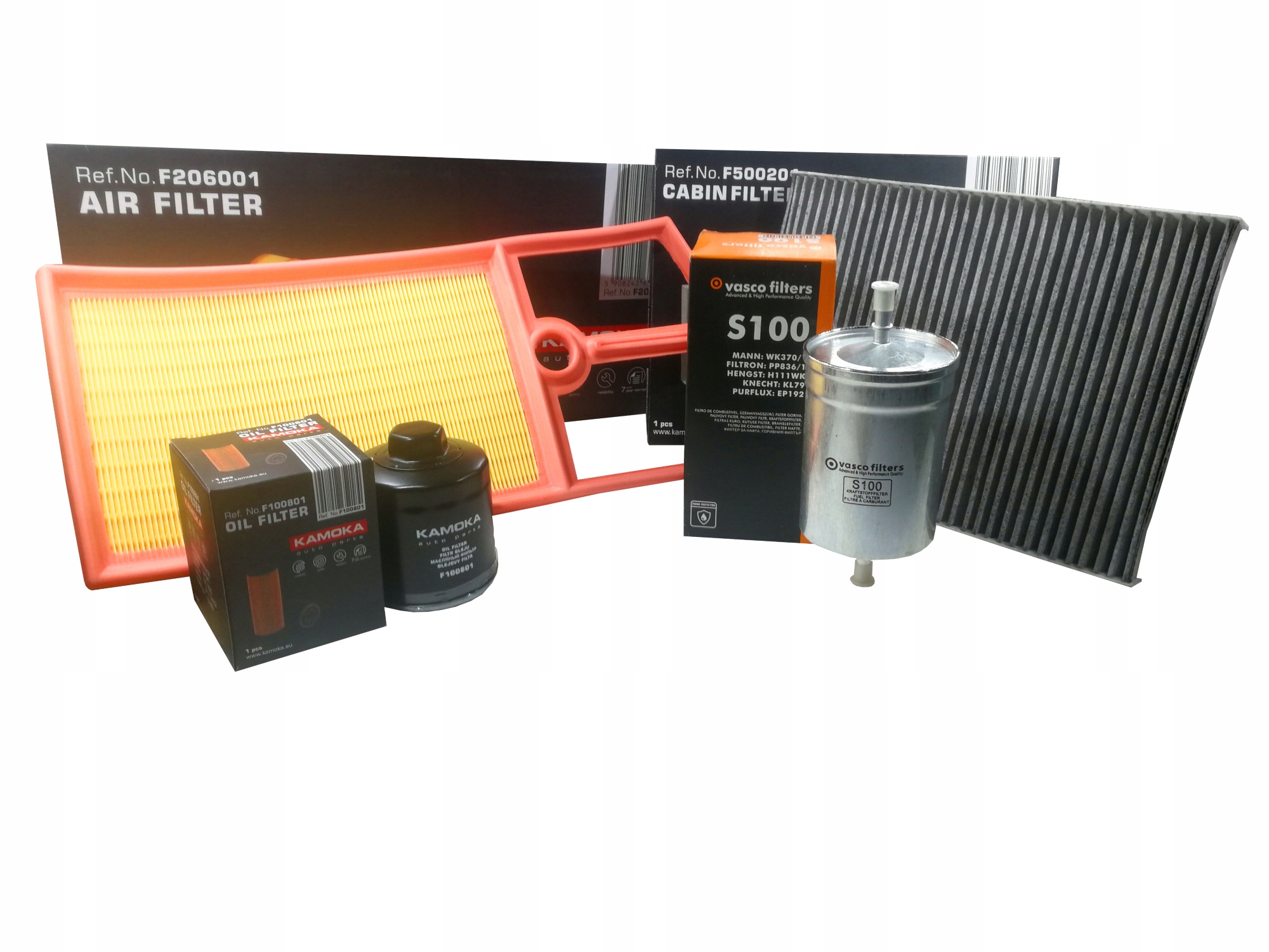 LEON OCTAVIA GOLF IV 1,4 ZESTAW 4 FILTRÓW