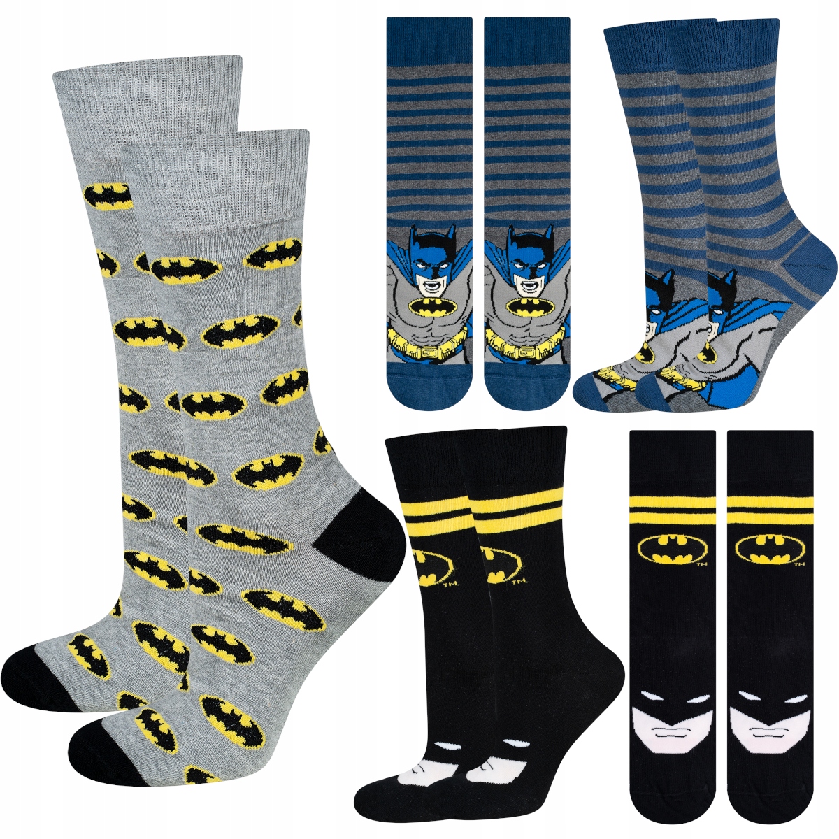 

3x Skarpetki Soxo Batman Śmieszne Wesołe Prezent