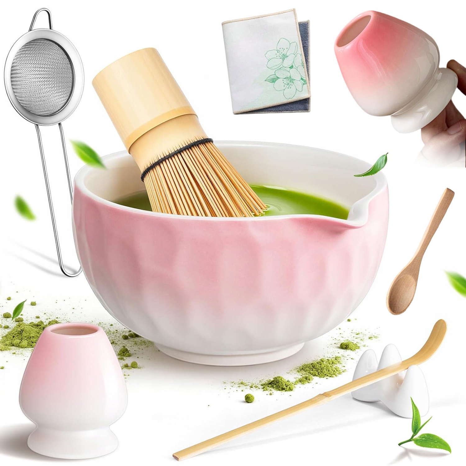 Sada Pro Matcha Dárková Sada Matcha Premium Elegantní 8KS Jako Dárek