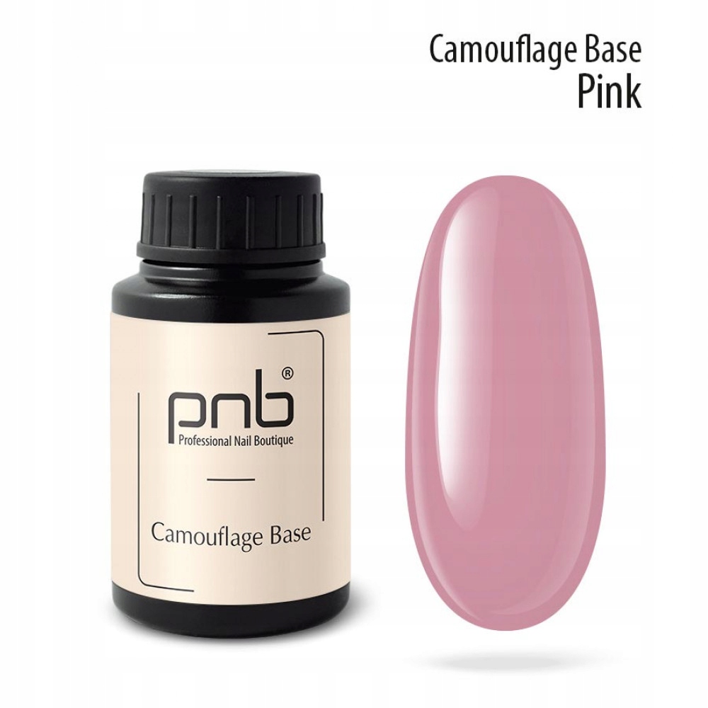 Baza Hybrydowa Kamuflująca PNB UV/LED Camouflage Base Pink Różowy 30ml