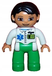 

Lego Duplo Figurka 47394pb137 lekarka Nowa (15g)