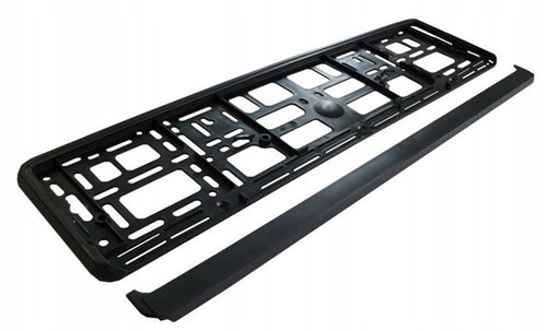 Ramka TABLICY REJESTRACYJNEJ CZARNA Utal