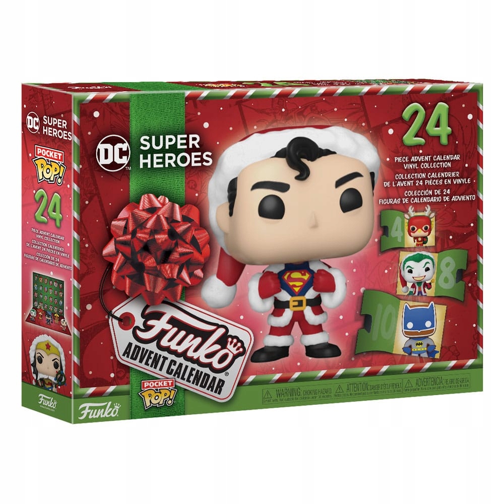 DC Comics Pocket Funko Pop! Kalendarz Adwentowy 2023 24 Figurki