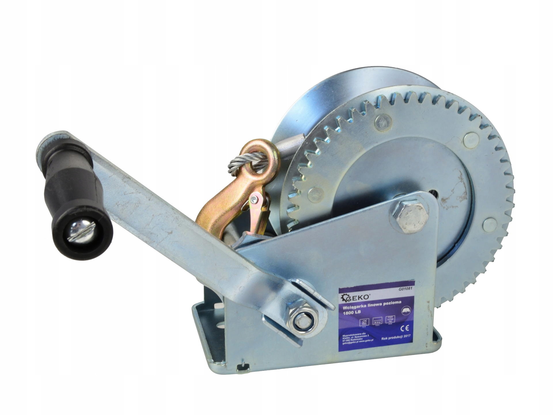 Naviják lanový horizontální 850 kg 10 m G01081