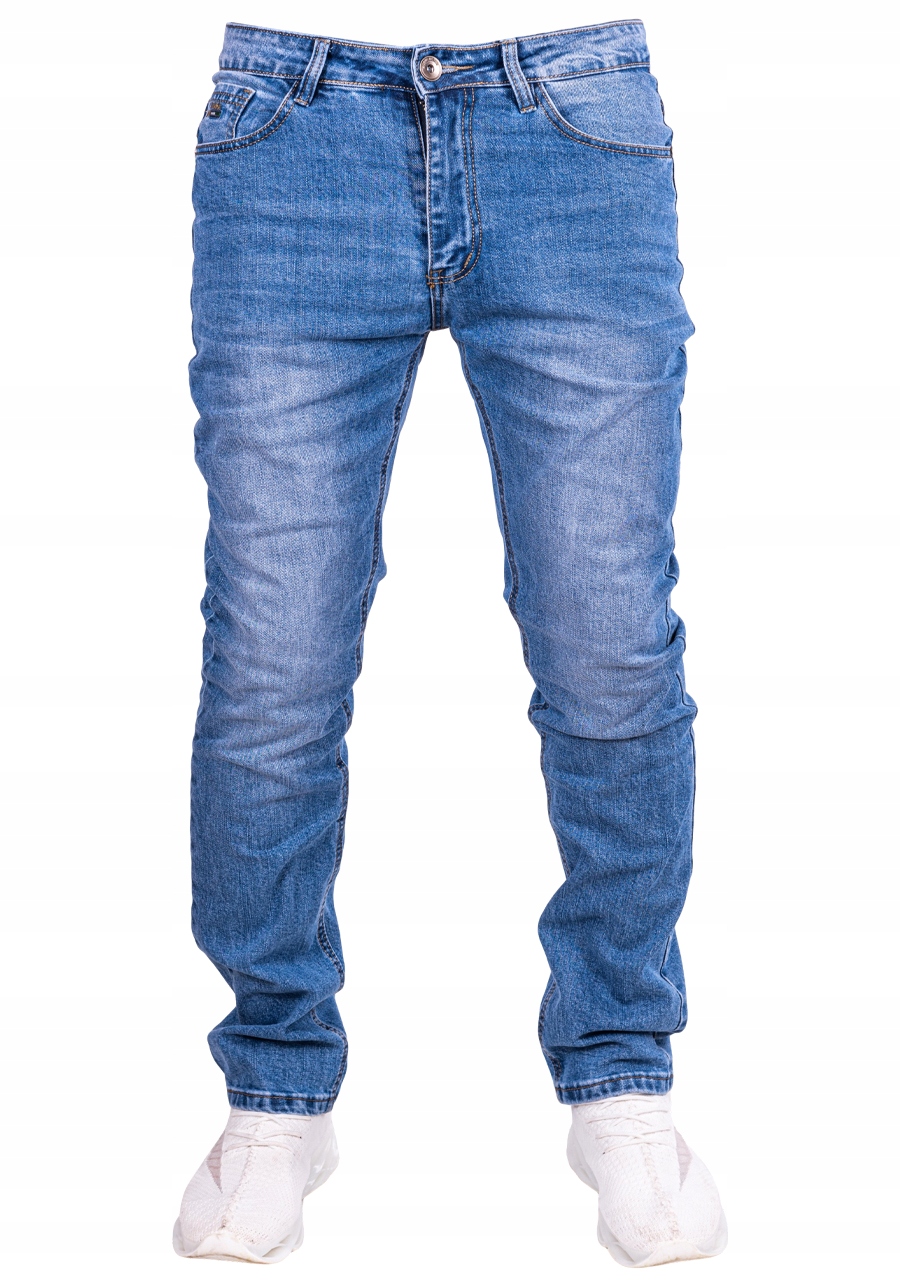 Spodnie męskie JEANSOWE klasyczne proste LOPE r.35 Marka inna