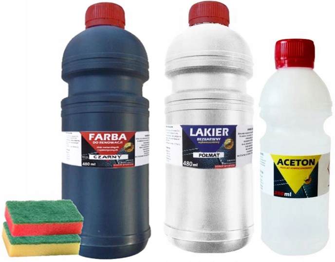 DUŻY ZESTAW DO RENOWACJI RENOWACJA SKÓR 1200ml