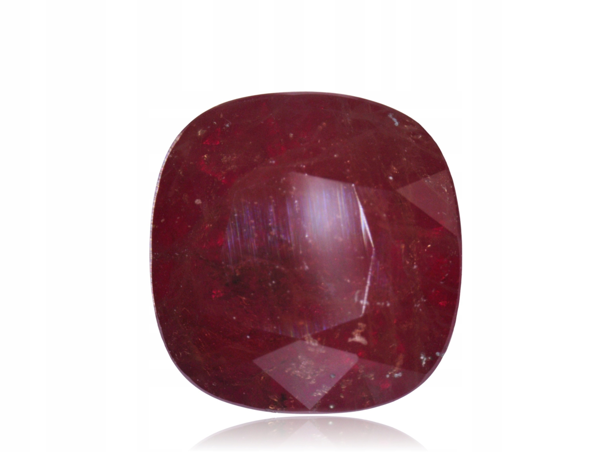 Safír 7.43ct Oranžový Cushion eCertifikát Wbd