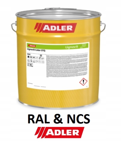 Farba kryjąca do drewna elewacje Adler Lignovit Color W30 Stq 4L