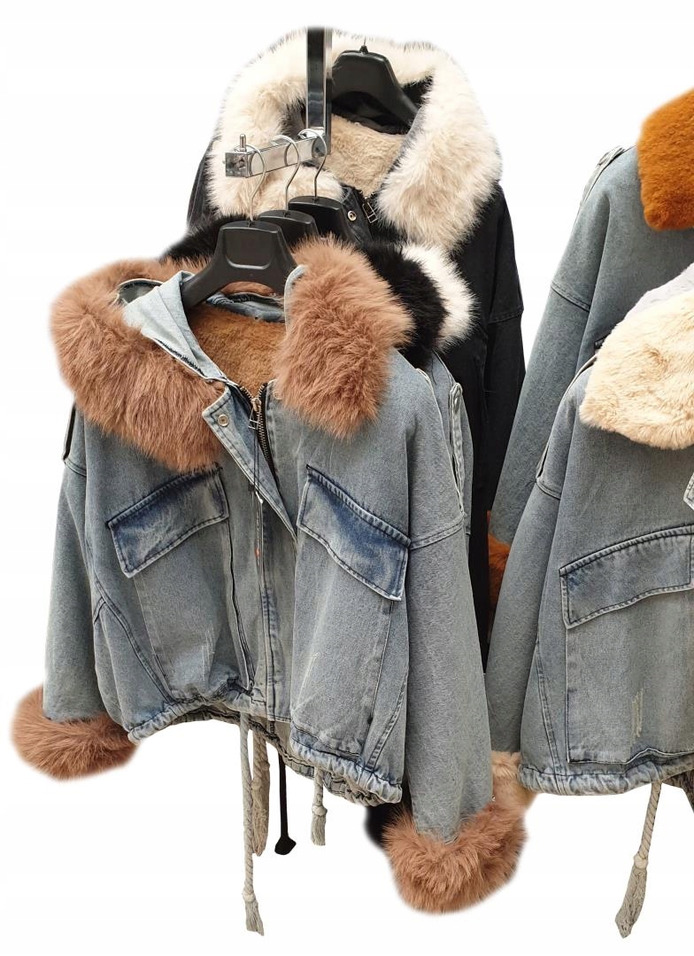 

Kurtka Jeansowa Z Futerkiem Katana Miś Futerko U