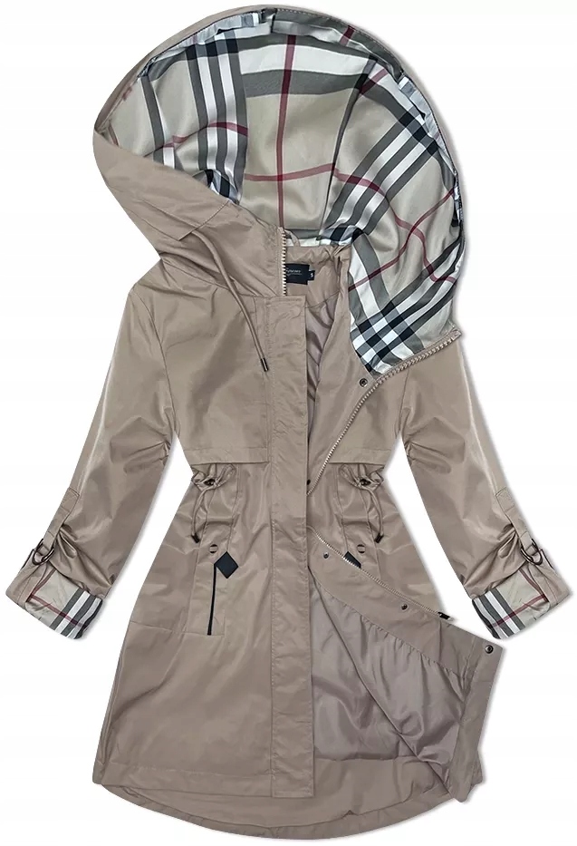 Tenká Parka BH-2401 Tmavě Béžová M (38)