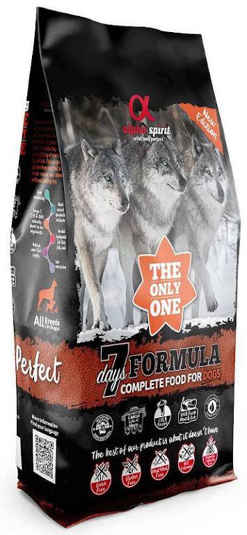 Alpha Spirit Dog 7 Days Formula Karma sucha dla psa 12kg
