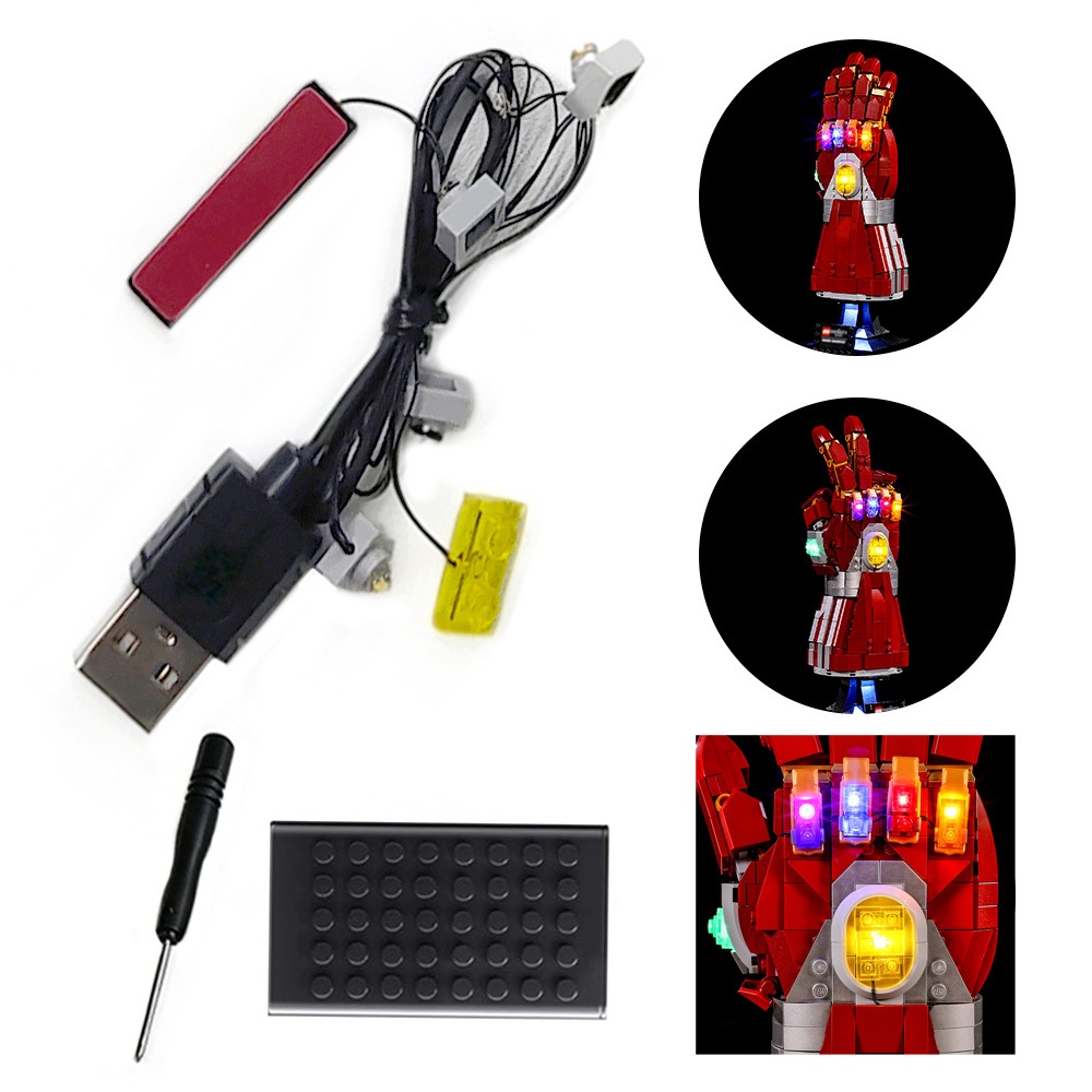 Zestaw oświetlenia Led LLK542 Lego 76223 z akcesoriami i instrukcją montażu