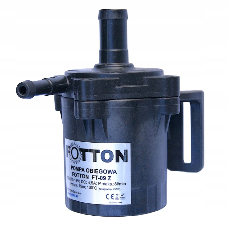 Obehová pumpa Fotton Ft 09 Z 12 V DC 8 l/min zdvih 15 m!
