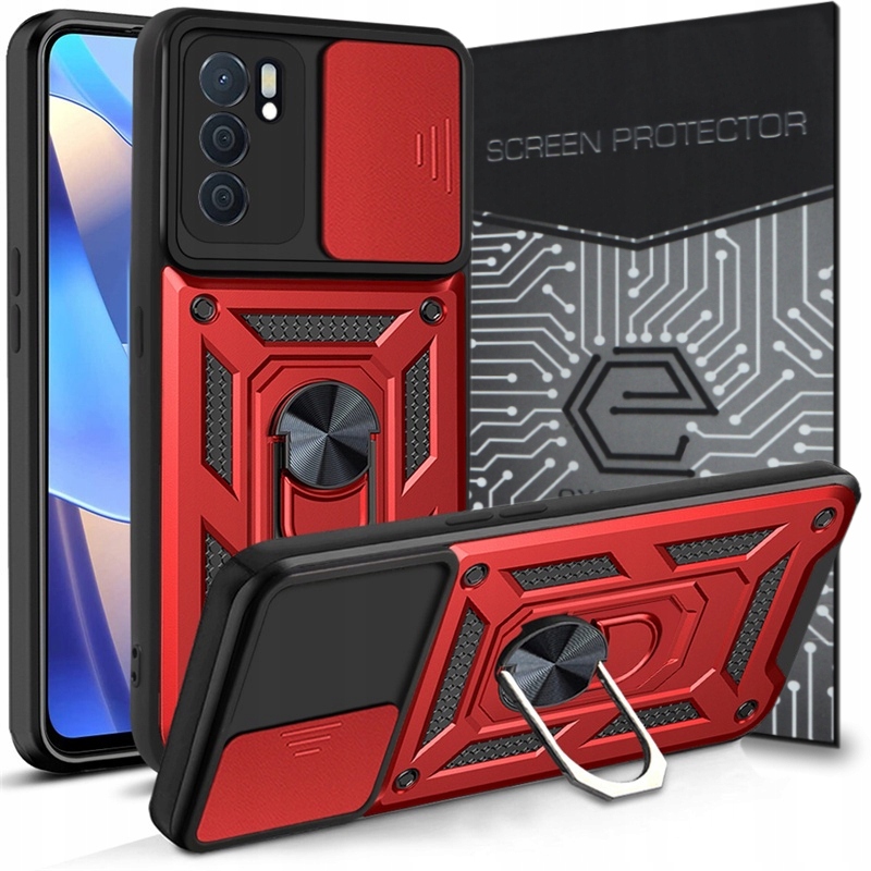 

Case Obudowa Etui Pancerne+szkło do Oppo Reno 6 5G