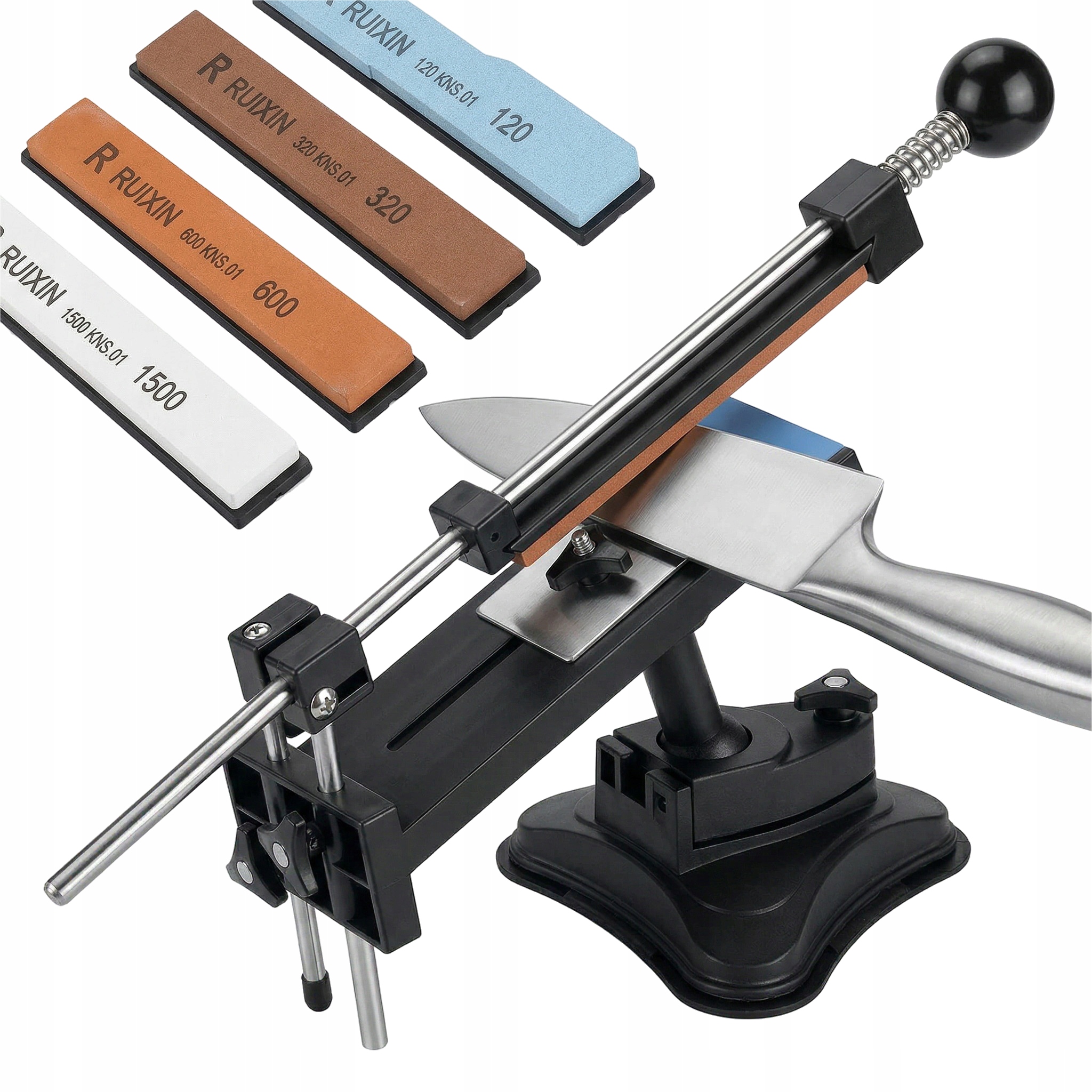 Ruixin Pro II RUX2 Profesjonalna Ostrzałka Do Noży Kompletny Zestaw