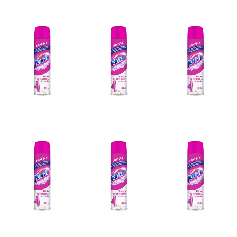 Vanish Pěna na koberce a čalounění 600 ml X6