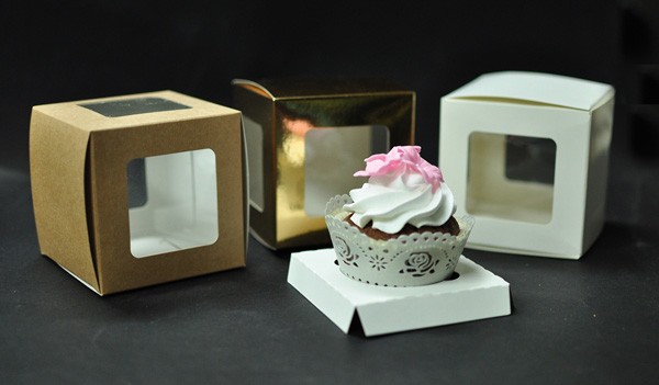 

Kartonik na muffinę 9 x 9 x 9 cm (5SZT) Biały