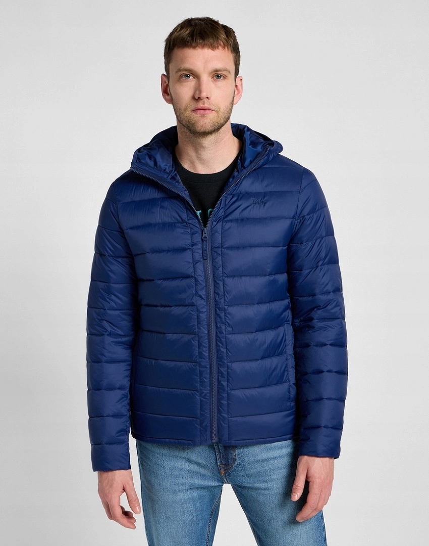 Pánská přechodová bunda Lee Puffer Jacket True Navy 112355705 XXL