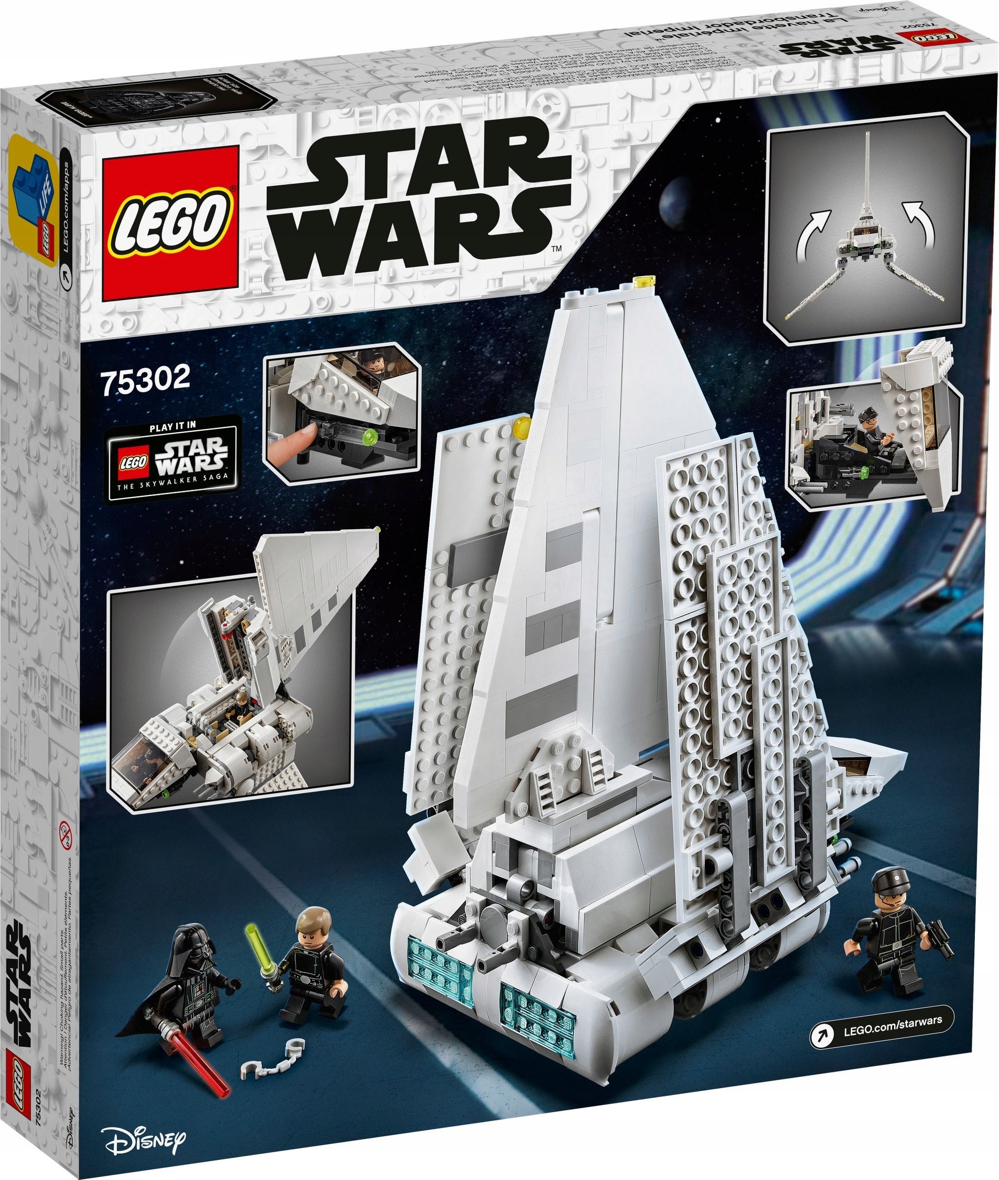 LEGO STAR WARS 75302 DARTH VADER WAHADŁOWIEC IMPER Marka LEGO