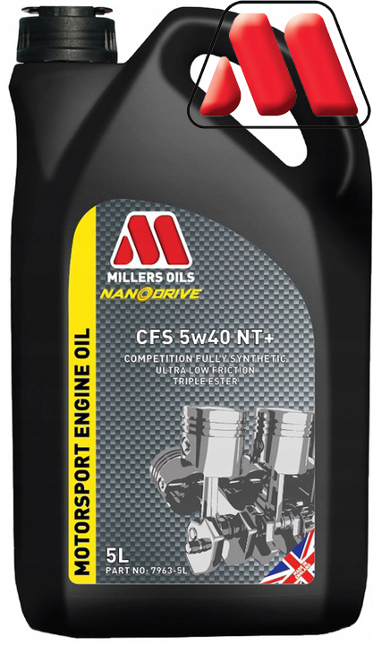 MILLERS MOTORSPORT CFS 5W40 NT+ 5L NANODRIVE