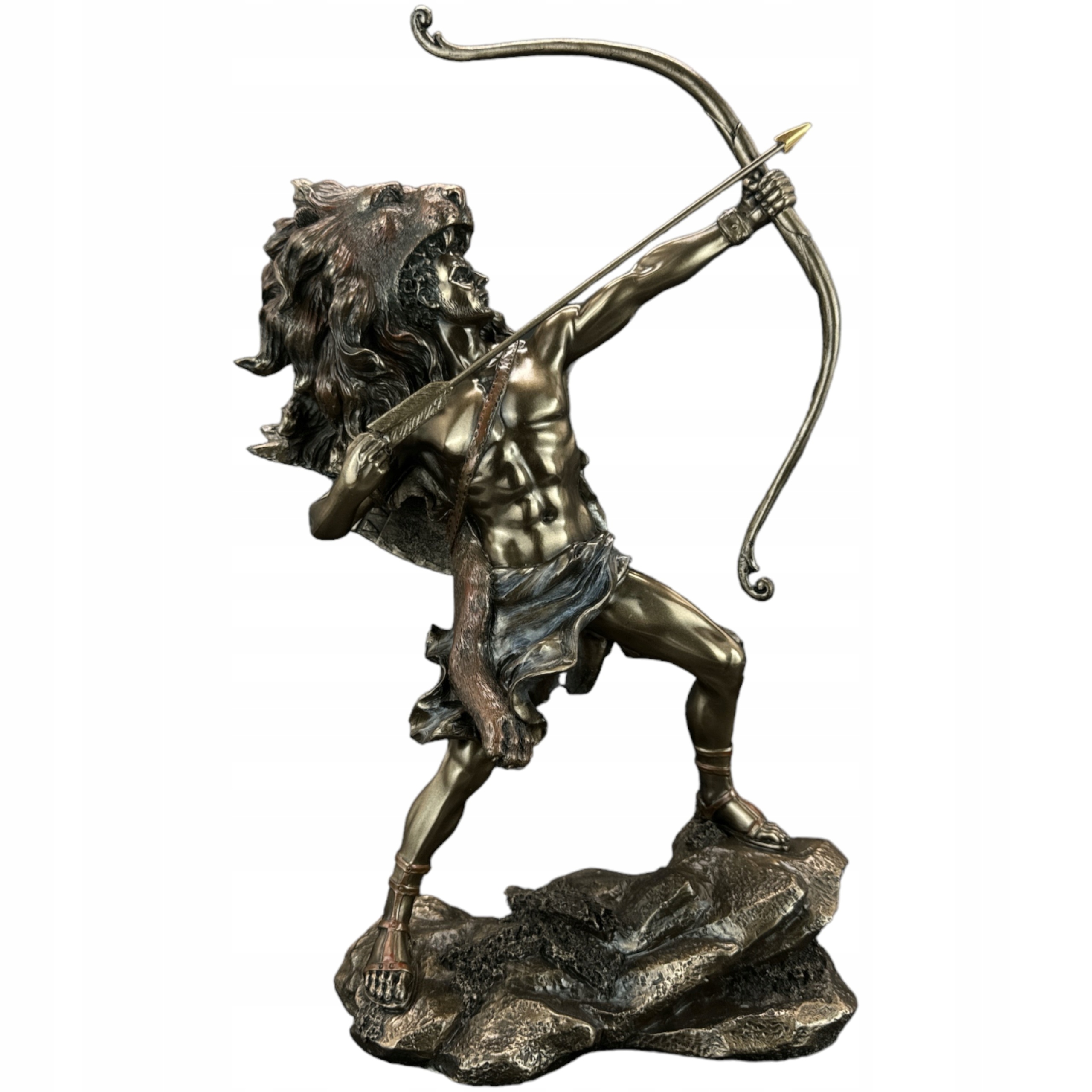 Socha Bronz Figurka Herkules S Lukom Značková Originálna Veronese WU73237A4