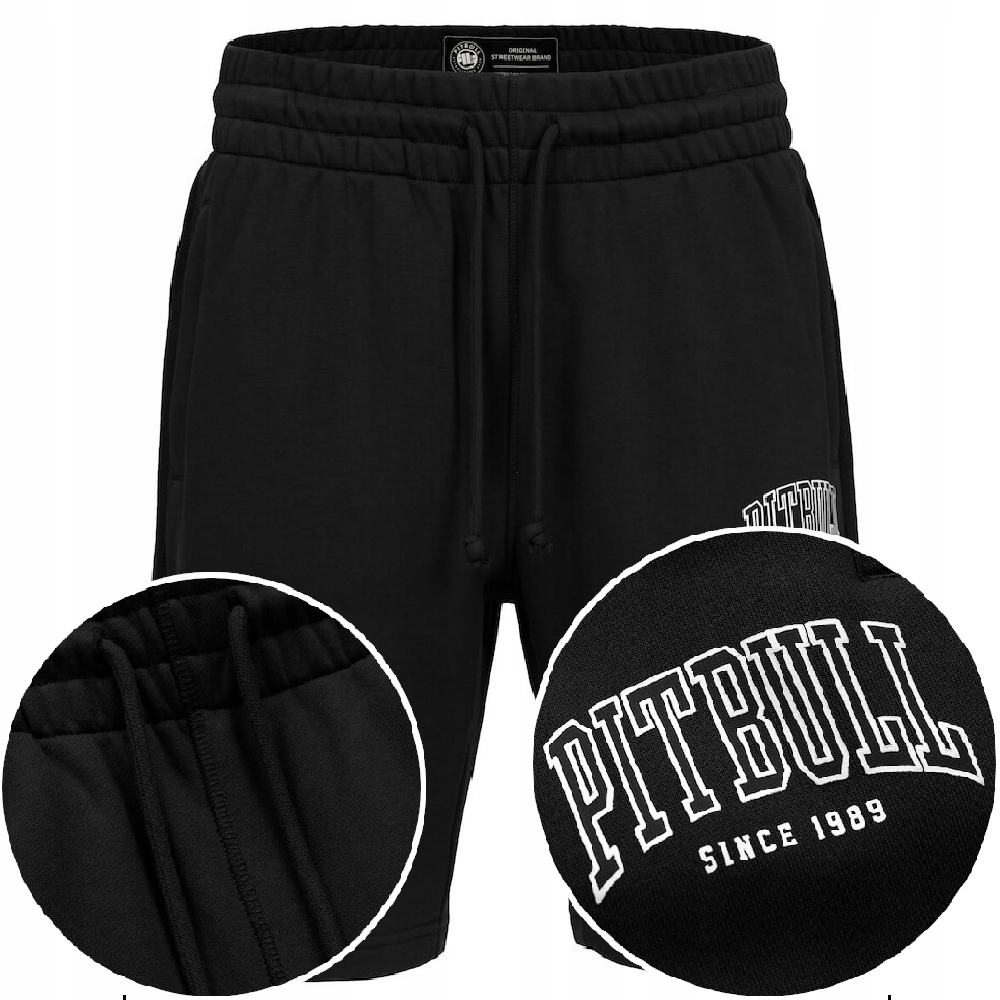 Męskie Krótkie Spodenki Pit Bull Badger Spodenki Bawełniane Luźniejsze_L