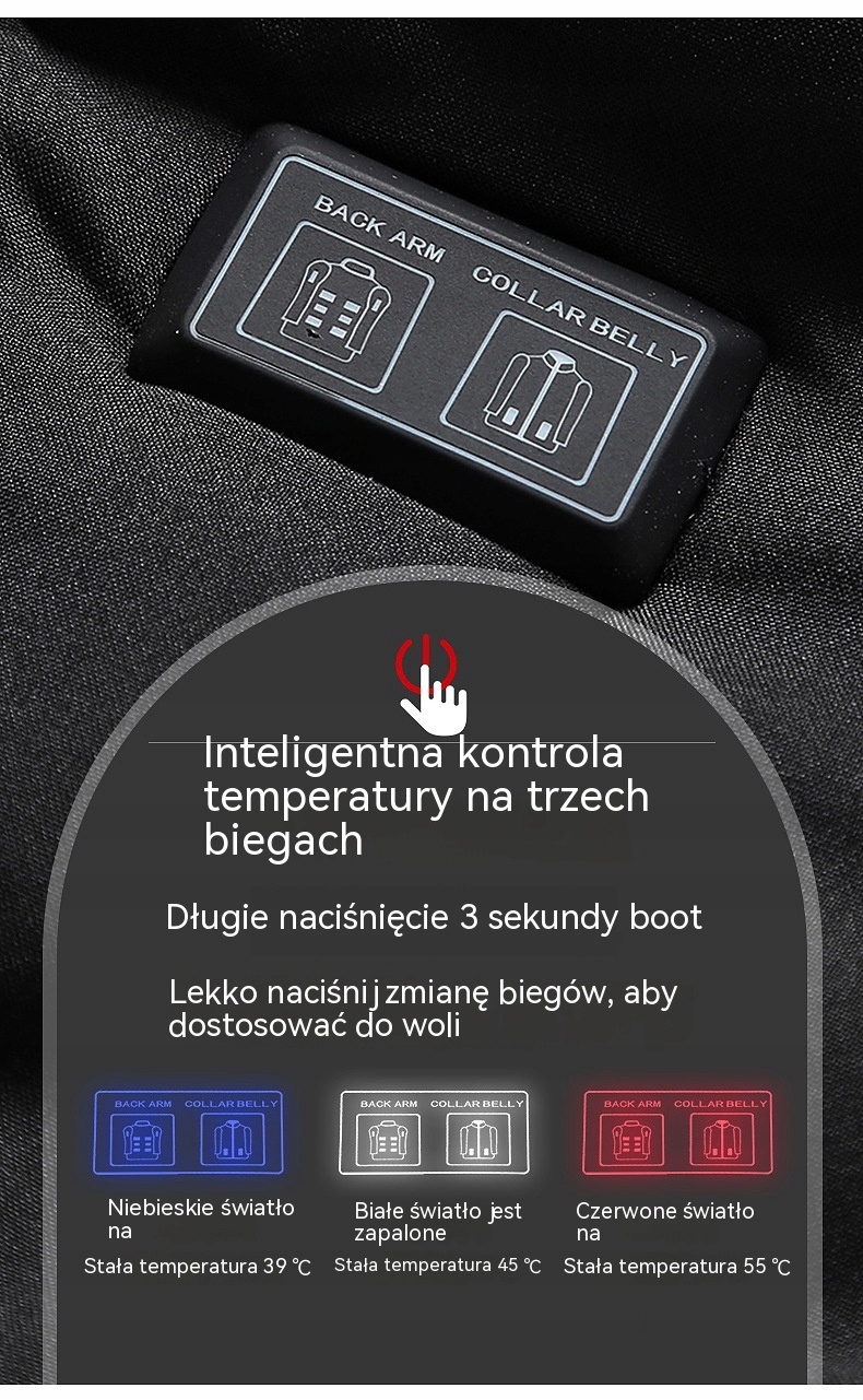 PODGRZEWANA KURTKA ZIMOWA PODGRZEWANA KAPTUR Rodzaj inny