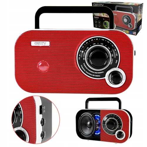 Мини-радио Camry CR1140R 3,5 Вт красный