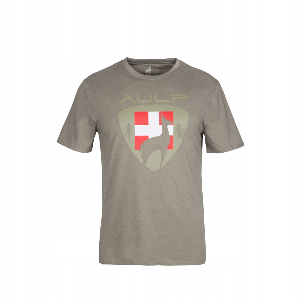 Pánské bavlněné Tričko Aulp Roque prodyšné Khaki M