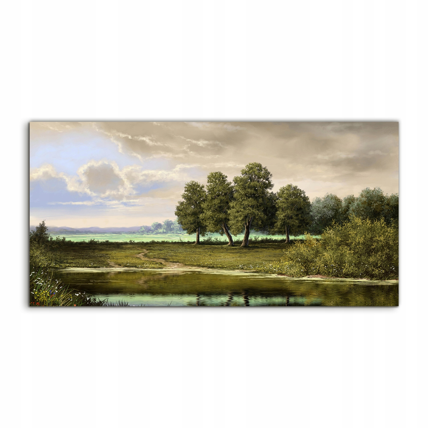 Fotoobraz 140x70 Moderná krajina Rieka Príroda