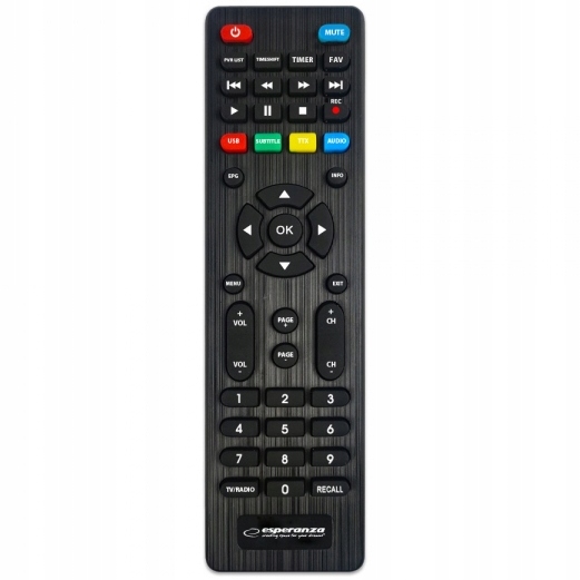 Dekoder TUNER TV naziemnej DVB-T2 H265 HEVC USB NOWY STANDARD HDMI FULL-HD Marka Esperanza