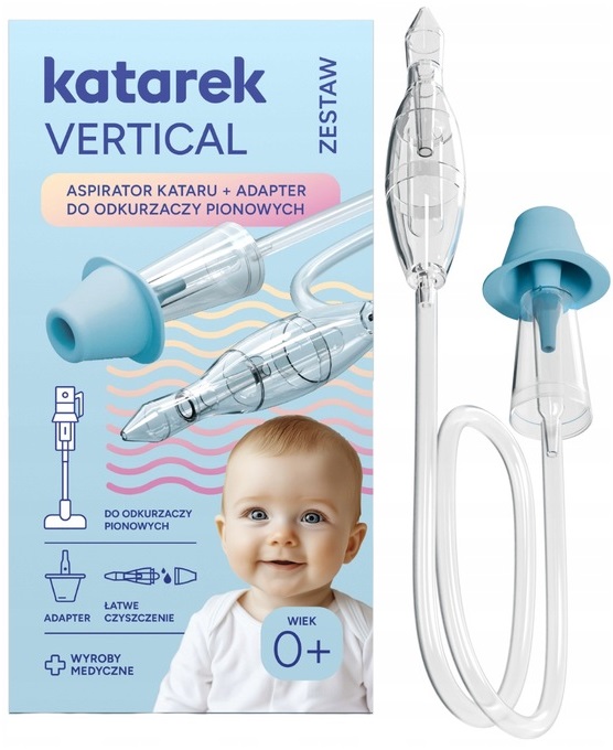 KATAREK VERTICAL ZESTAW ASPIRATOR DO ODKURZACZY PIONOWYCH + ADAPTER