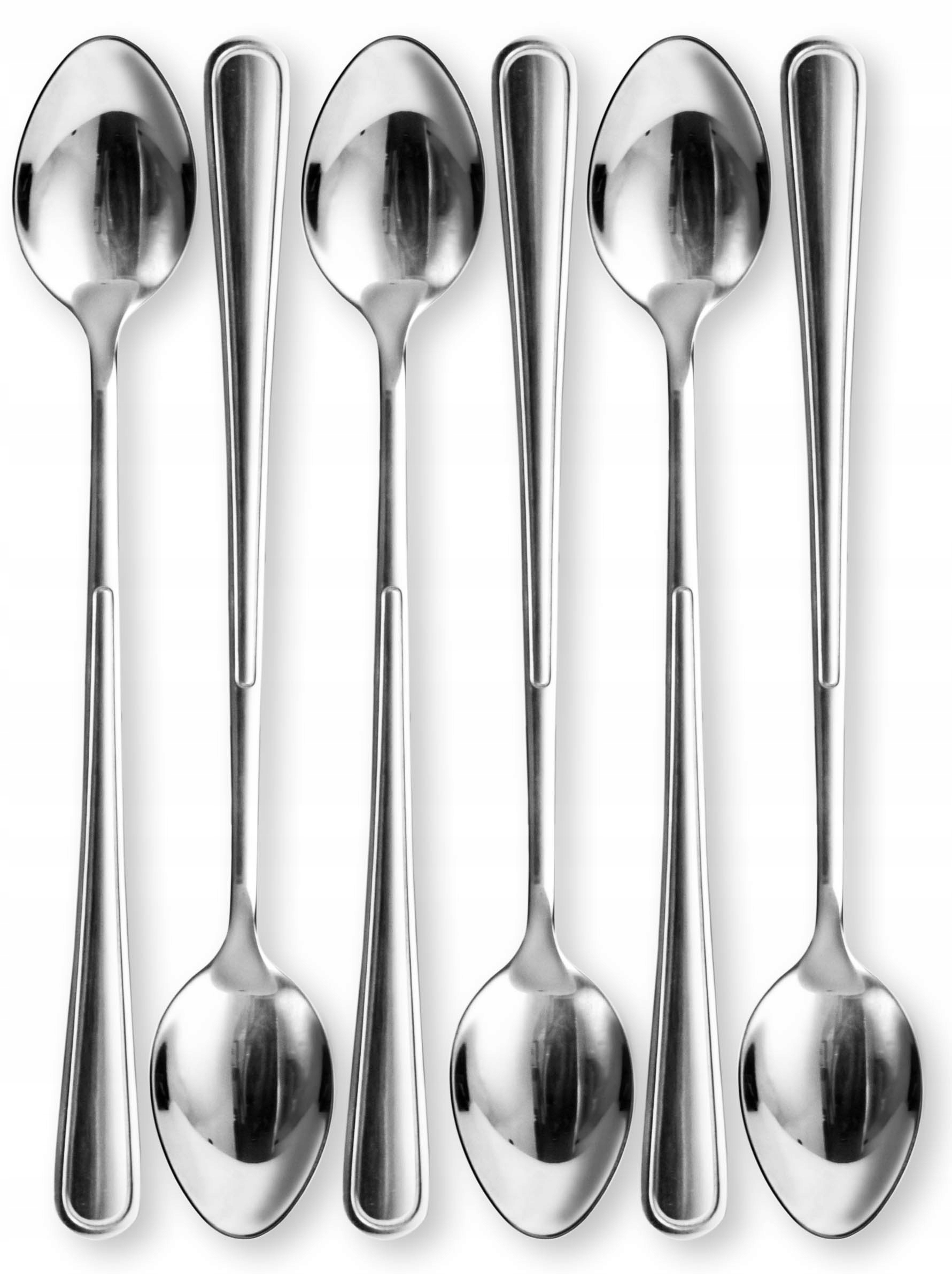 

Łyżeczki ze stali nierdzewnej 19 cm sztućce 6 szt