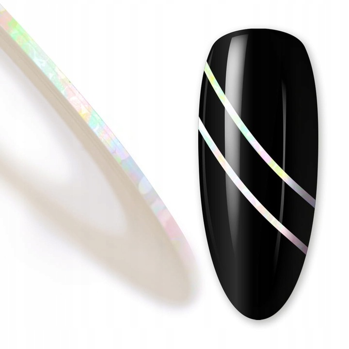 

Nitka Tasiemka Do Zdobień Paznokci Laser White Nr6
