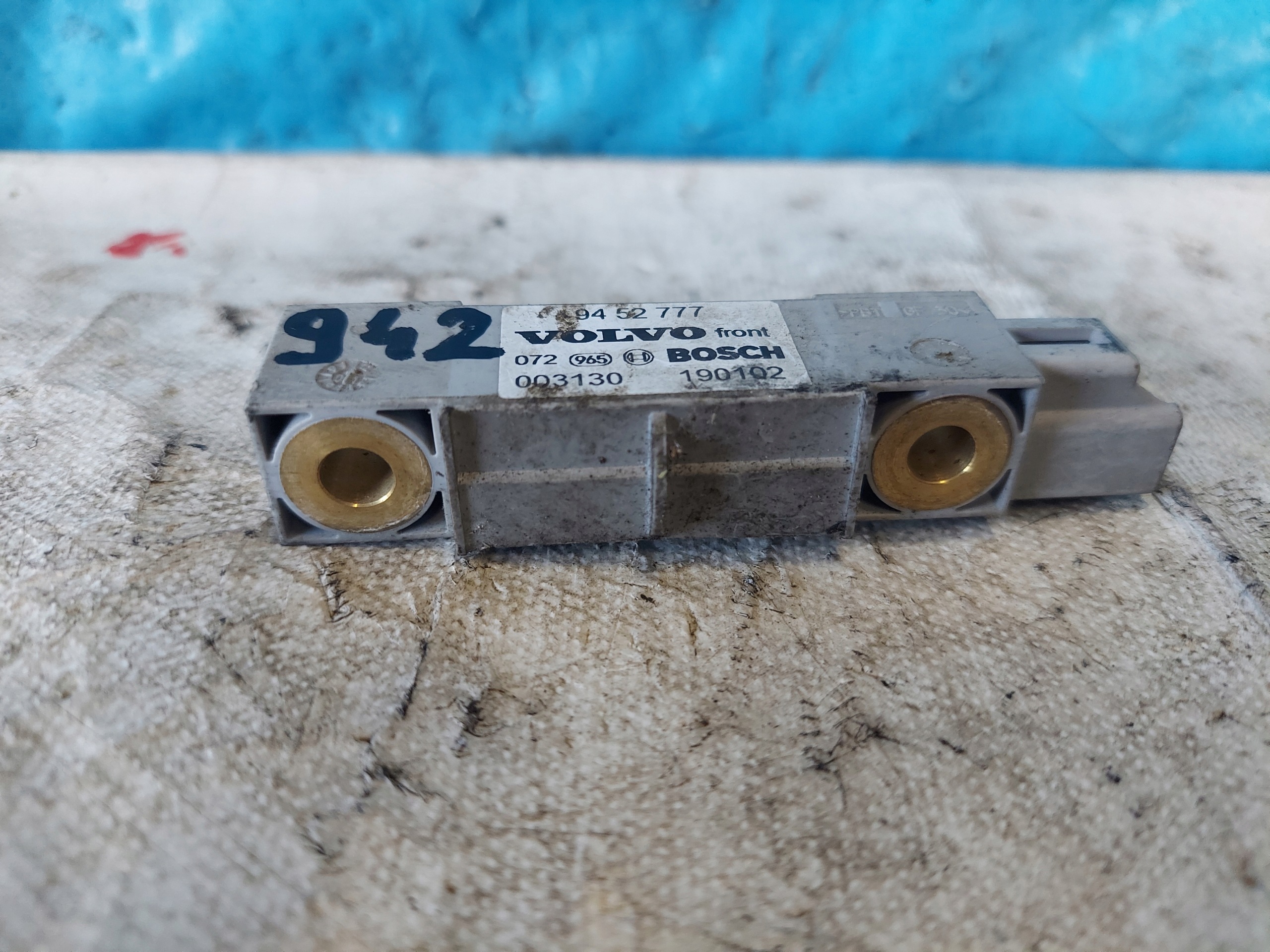 VOLVO S60 V70 9452777 crashsensor drucksensor BOCZNEGO